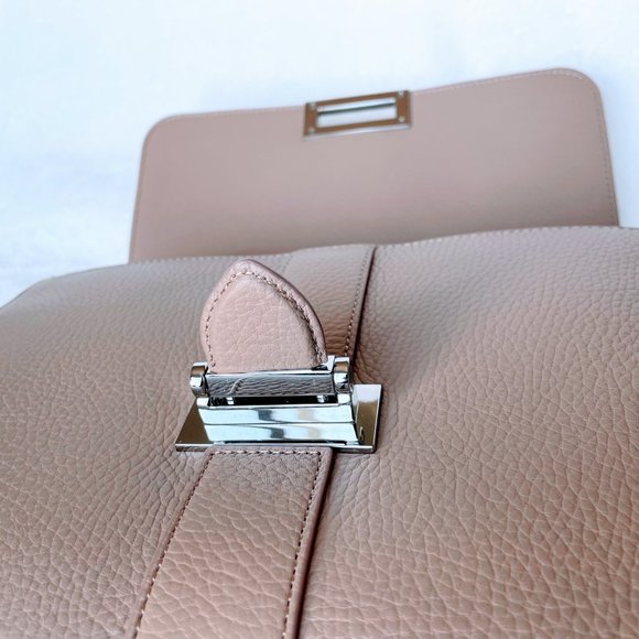 Aspinal of London - Large Lottie Bag - Soft Taupe Pebble - Picture 9 of 15